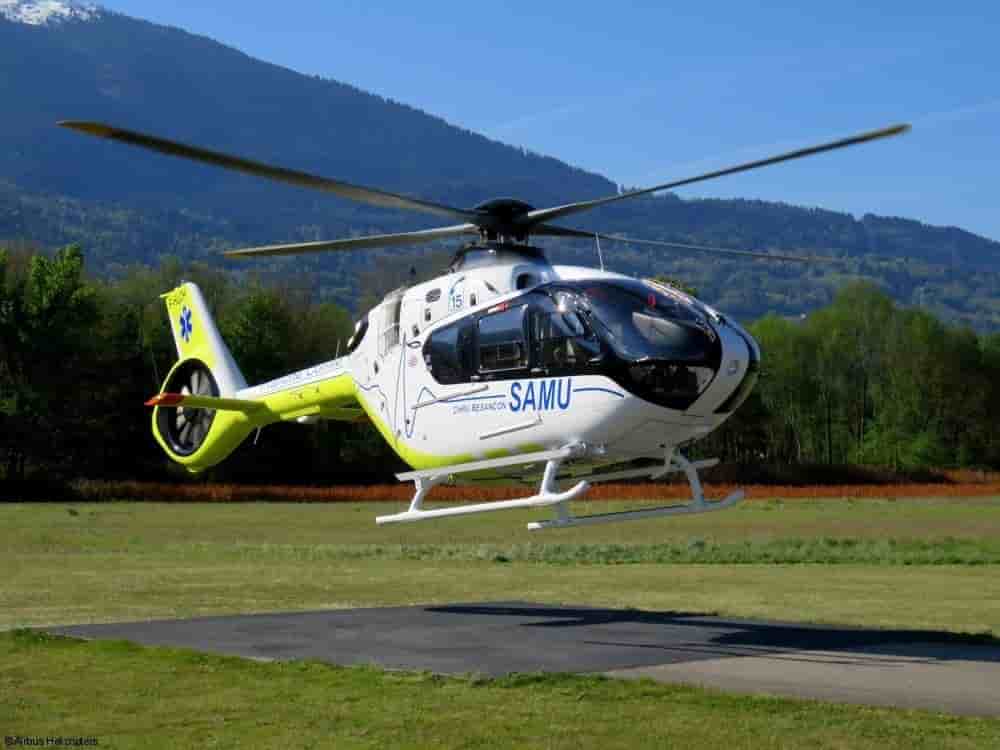 SAF, opérateur SAMU, a reçu son troisième H135.