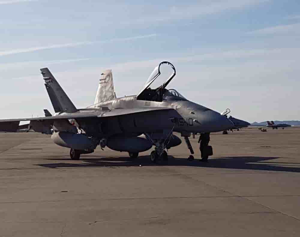 Les F-18 participent à la mission de police du ciel en Estonie.