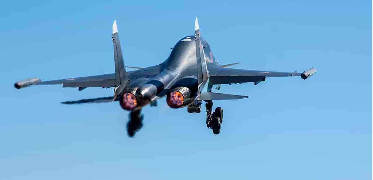 La Russie avait notamment déployé des Su-34 sur la BA d'Hmeimim.
