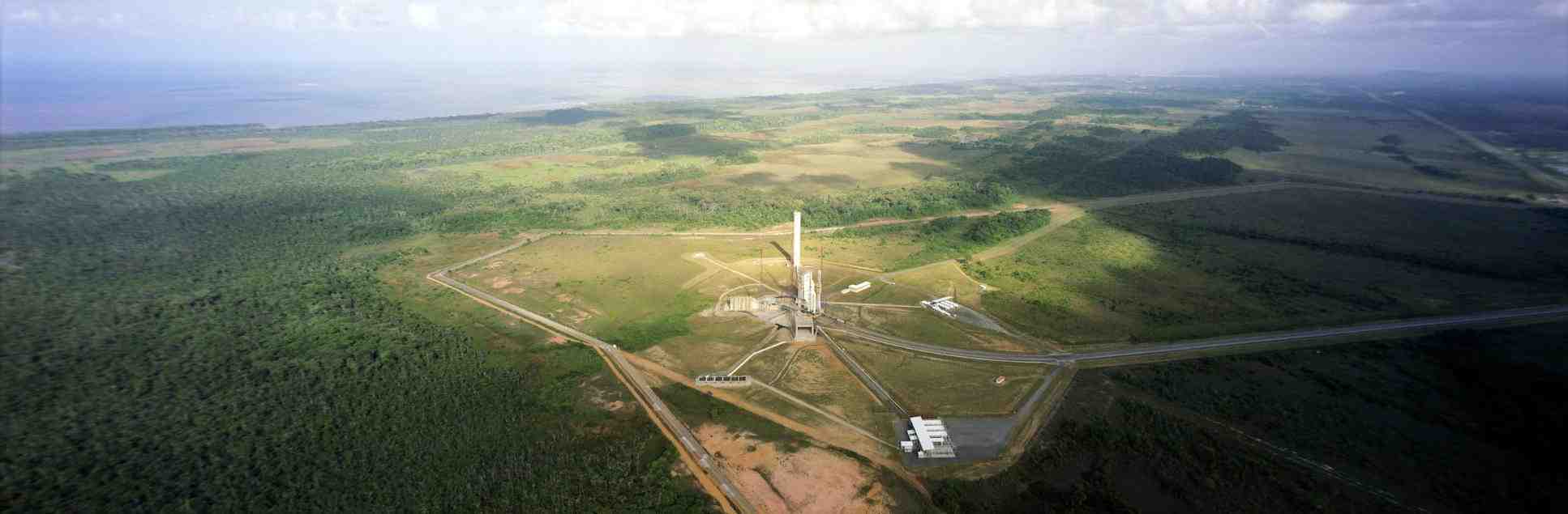 La zone de lancement dédiée à Ariane 5, en Guyane.