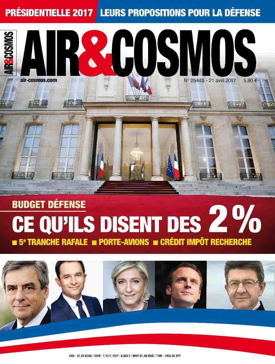A quelques heures de la fermeture des bureaux de vote, retrouvez dans le numéro d'Air&Cosmos les ambitions de 5 candidats à la présidentielle.