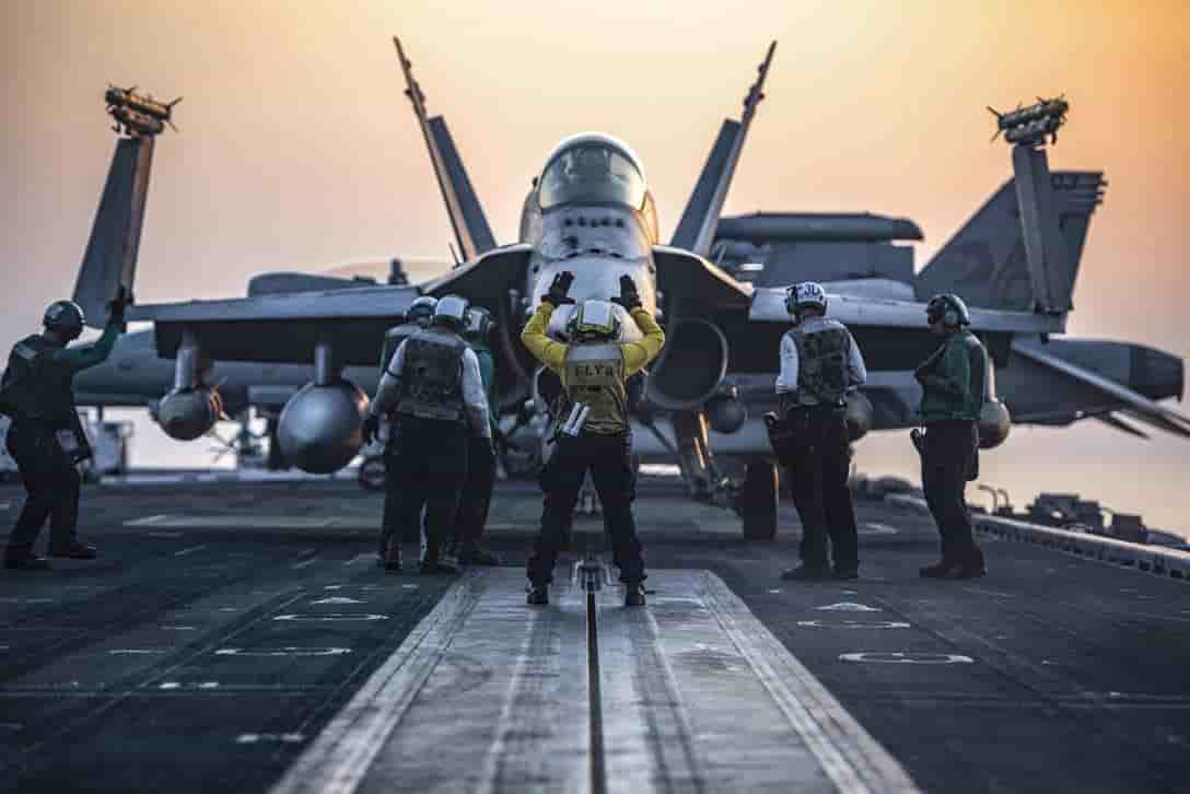 L'US Air Force a déployé de nombreux avions de combat pour l'opération inherent resolve.