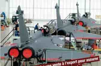 La progression des exportations militaires a tout juste compensé le recul des livraisons aux Armées françaises.