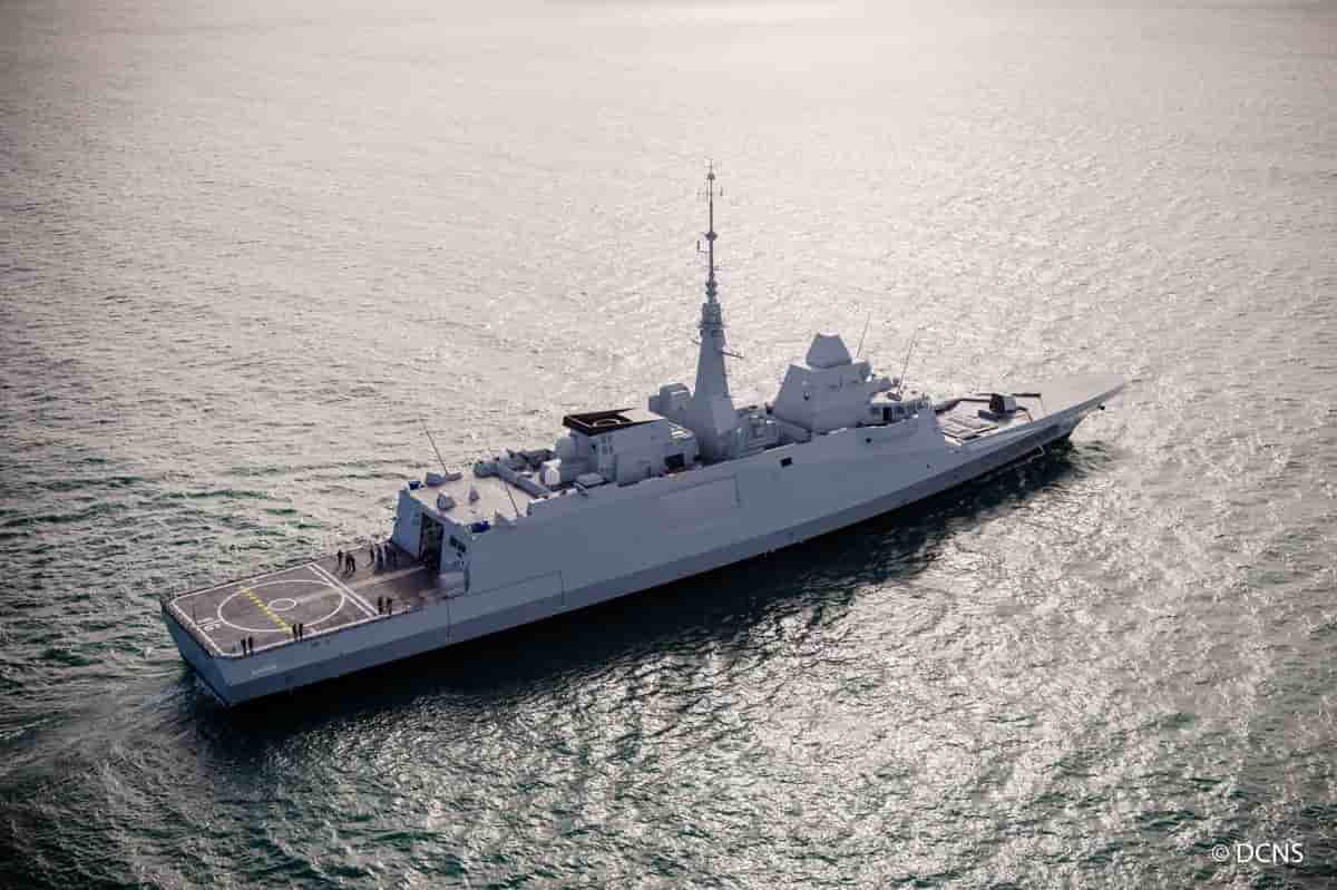 La Marine française a receptionné sa fregate multi-missions Auvergne.