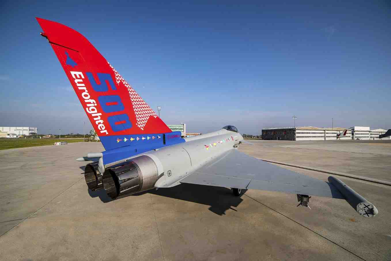 Le 500ème Eurofighter Typhoon a été remis à l'armée de l'air italienne.