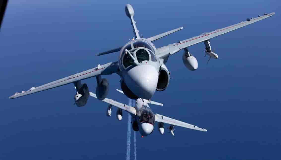 L'un des derniers vols de Prowler des Marines