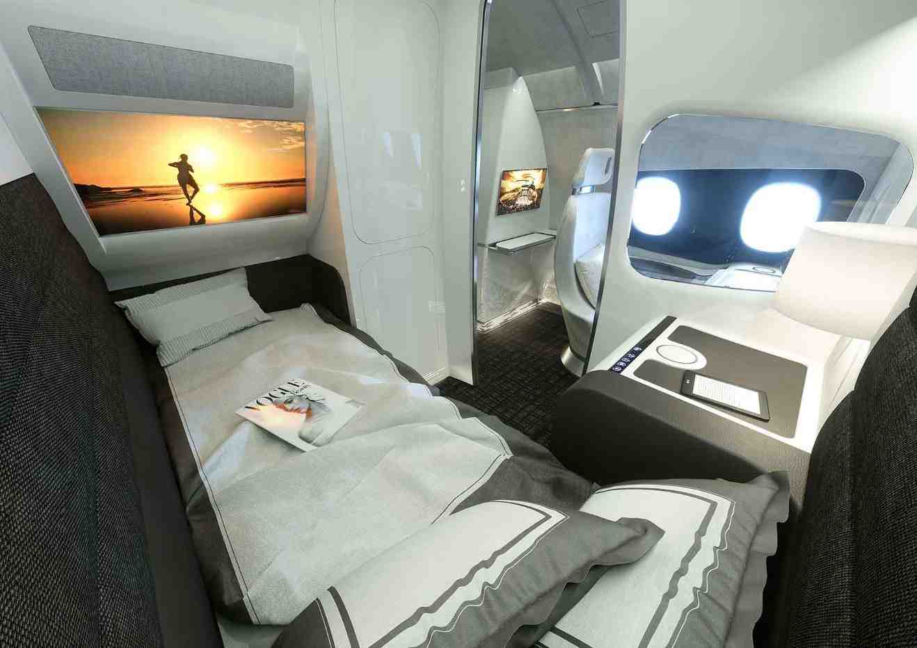 Concept de Suite développée par Airbus Interiors Services.