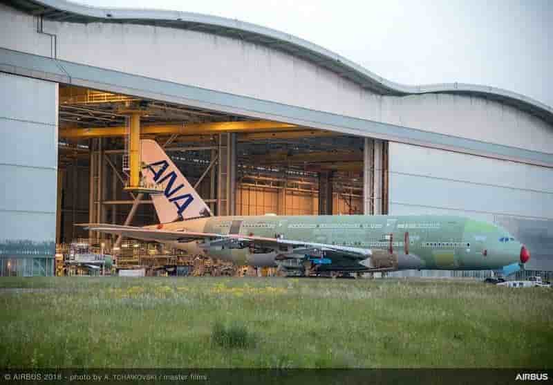 A380 for All Nippon Airways.