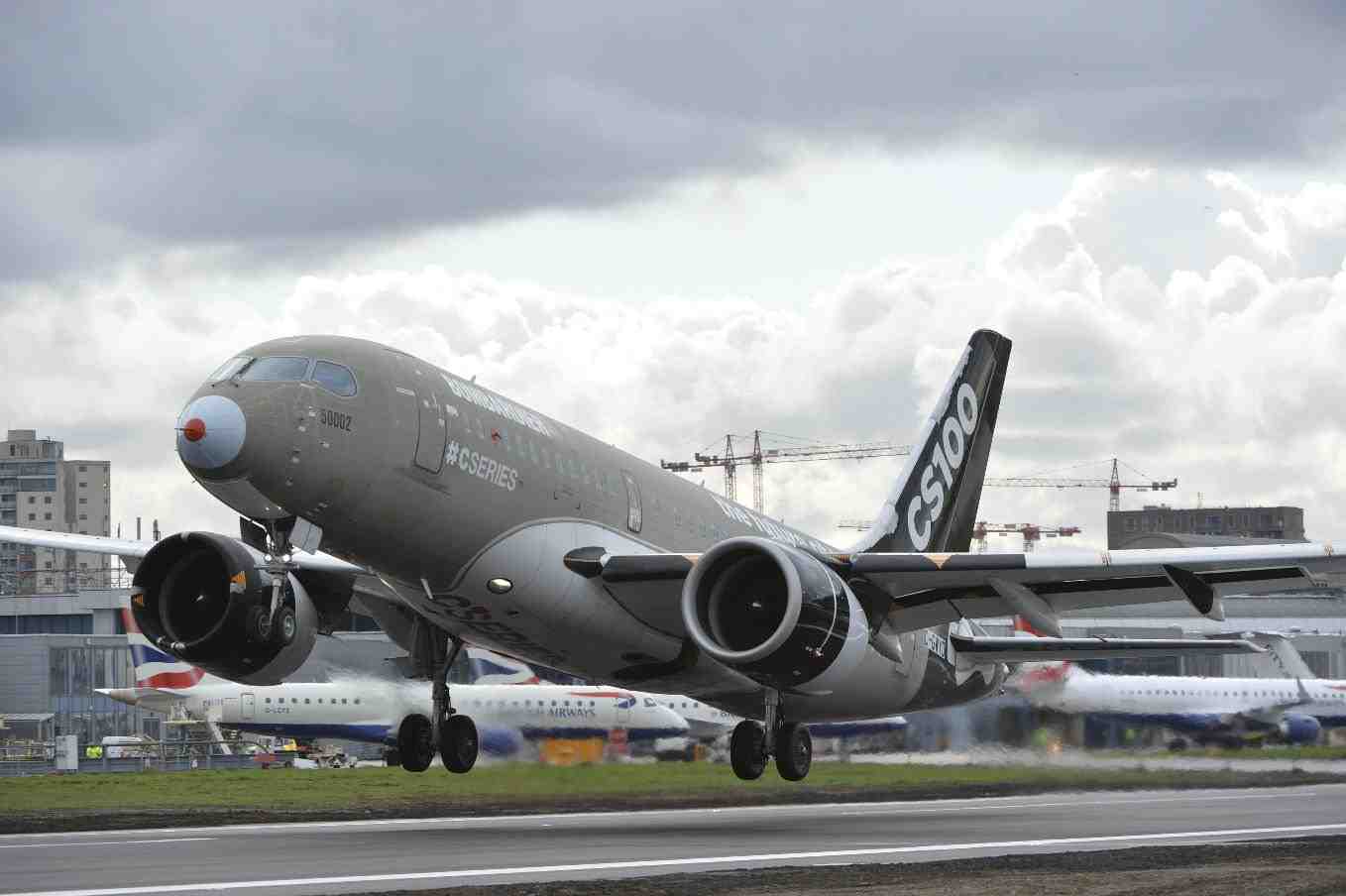 Le Bombardier CS100 a rallié le London City Airport à celui de John Kennedy à New York, sans escale.
