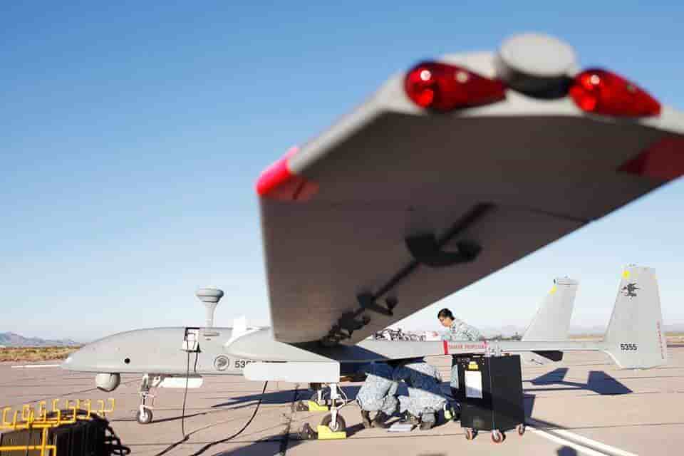 Drone Heron 1 de l'armée de l'air singapourienne.