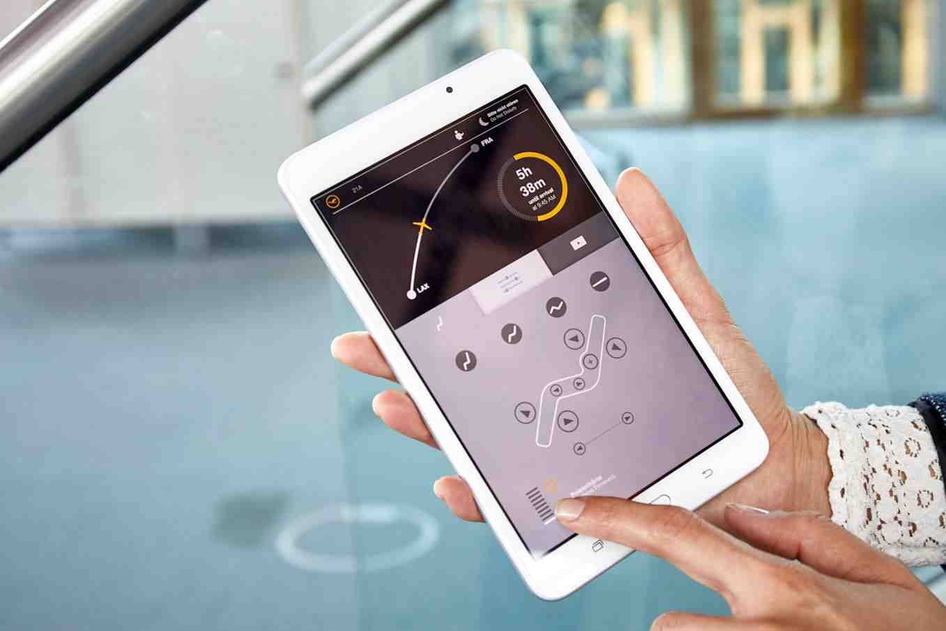 Lufthansa va donner aux passagers de contrôler leur siège depuis leur tablette.