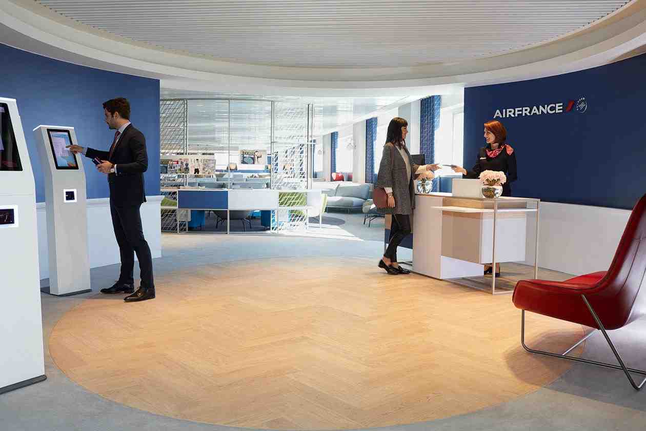 L'espace Rotonde du salon du terminal 2G