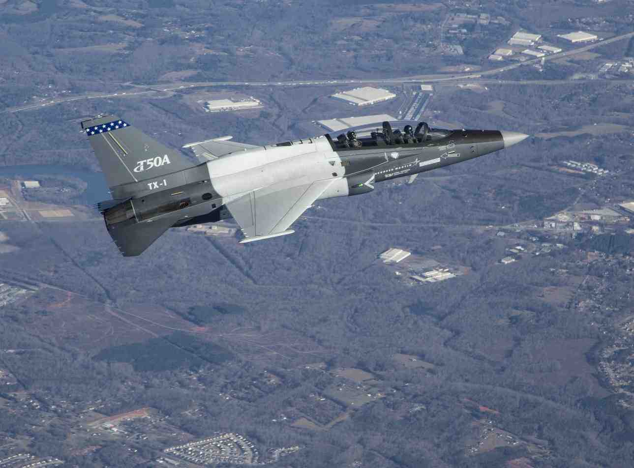 Le second T-50A vole depuis le 20 février. L'appareil a été assemblé à l'usine de Greenville en Caroline du sud.