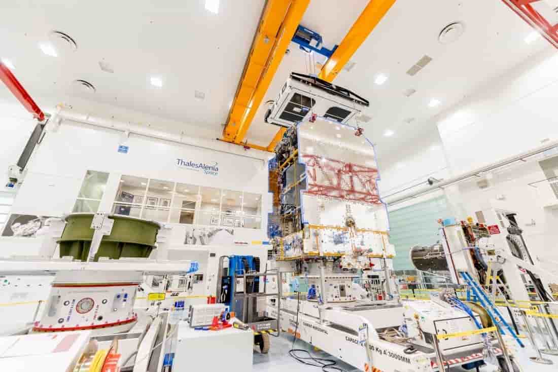 Konnect satellite featuring Spacebus Neo all-electric platform.