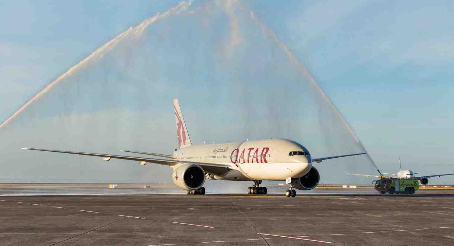 Le vol Doha-Auckland à son arrivée.