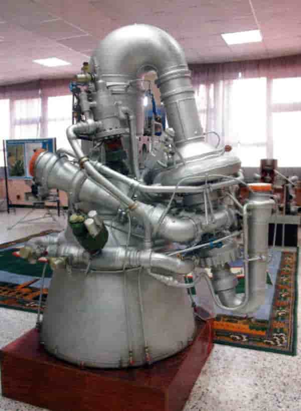 Le moteur RD-0210 du deuxième étage de Proton-M.