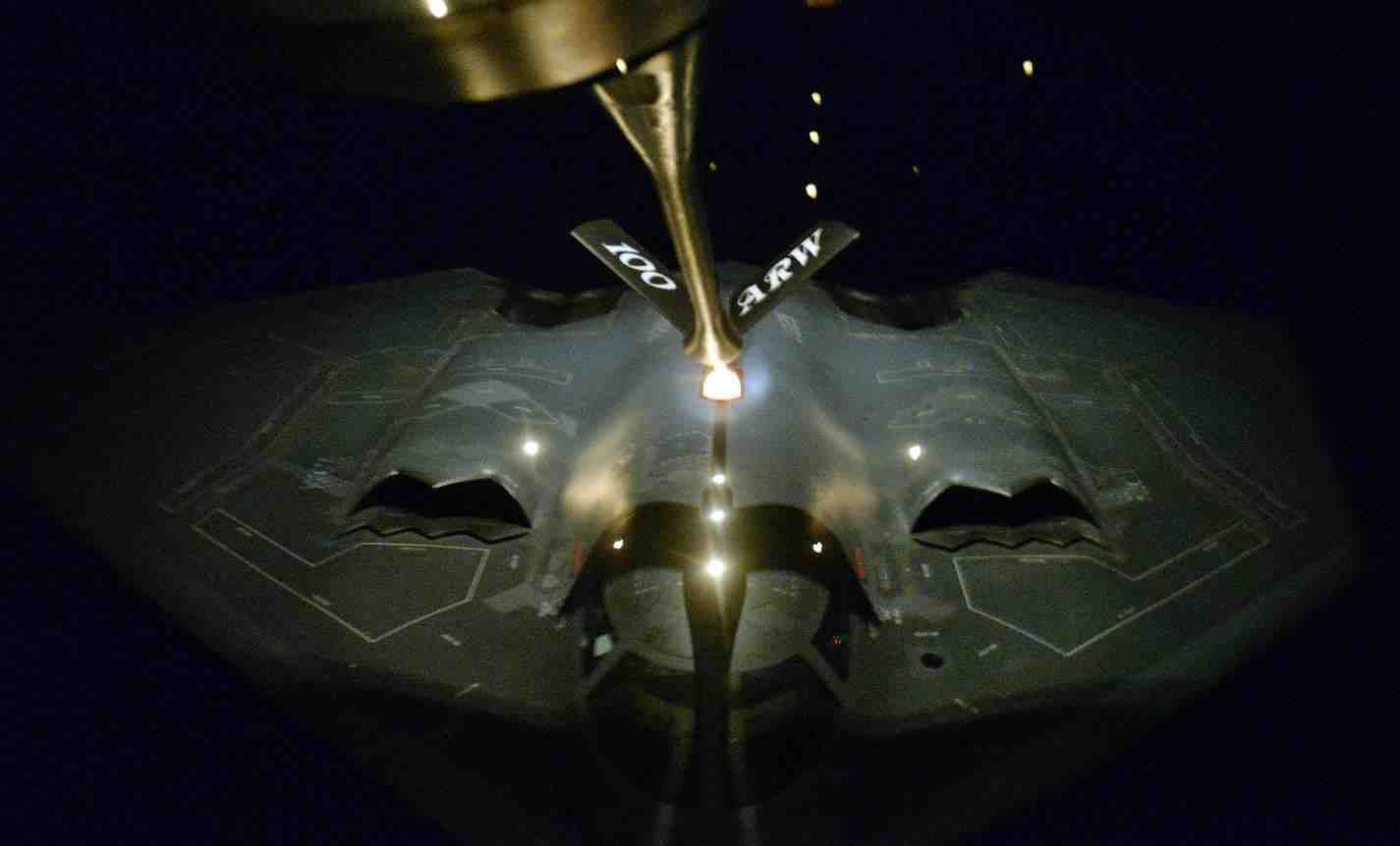 15 ravitailleurs ont participé à la mission des B-2 en Libye