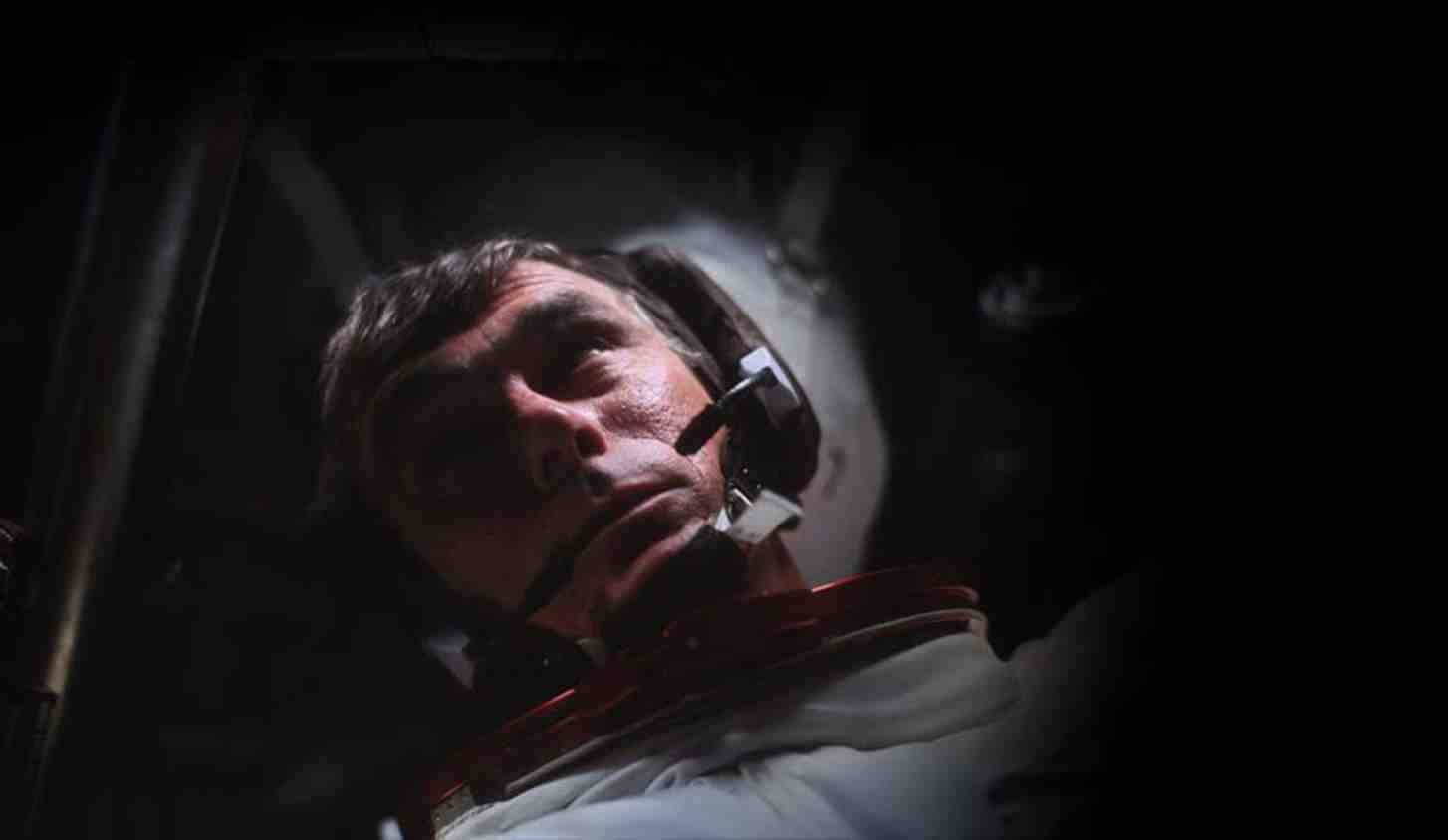 Gene Cernan lors de la mission Apollo 17.