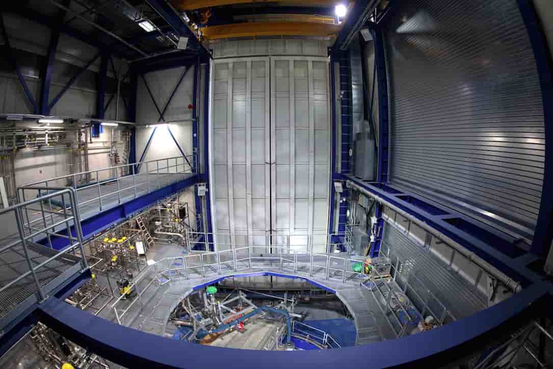 Ariane 6 upper stage test cell.