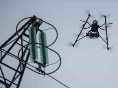 Les drones d'Air Marine pour l'inspection des berges de la Garonne et de la Dordogne.