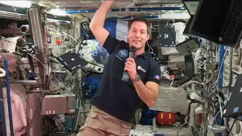 Thomas Pesquet comme un poisson dans l'eau à bord de l'ISS.