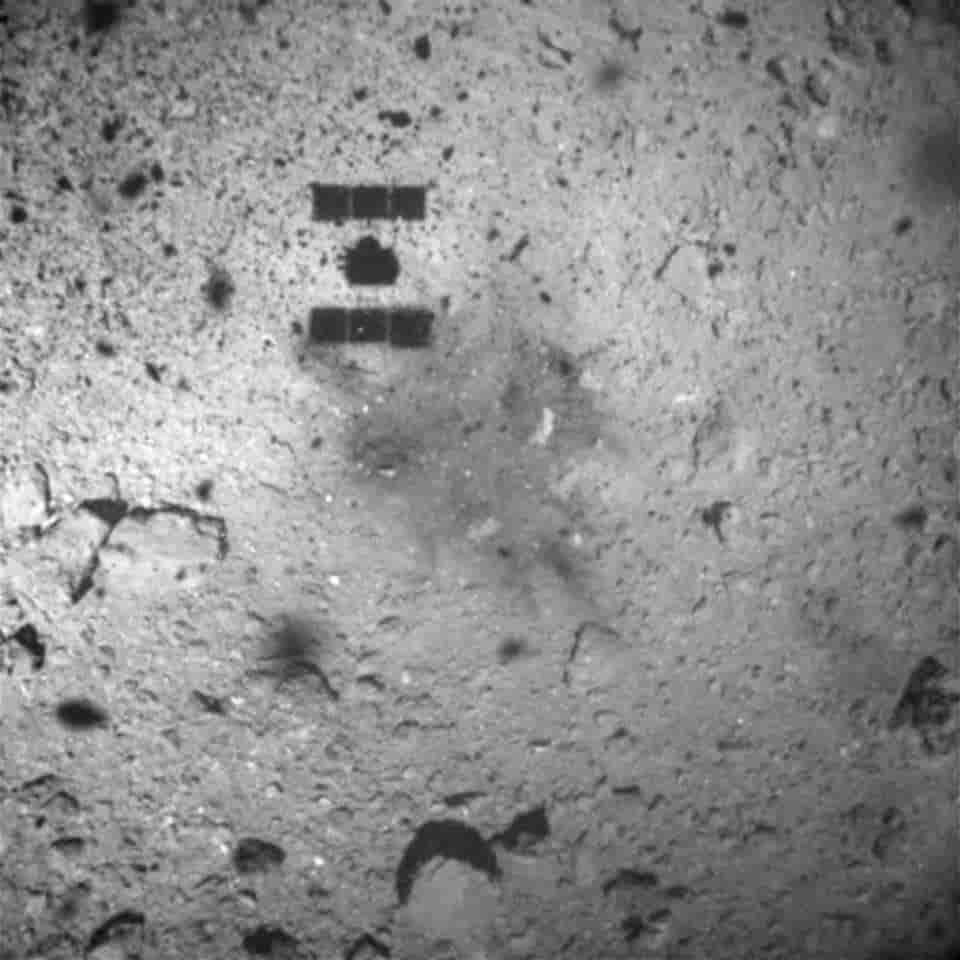 Image prise par la sonde lors de sa remontée.