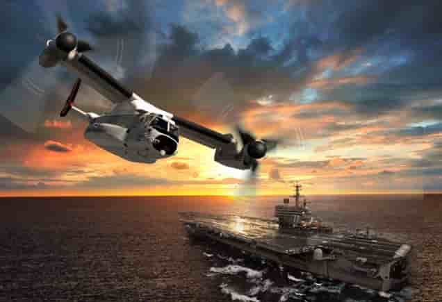 L'US Navy a commandé 44 Osprey pour remplacer ses C-2