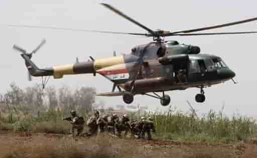 La composante hélicoptères de l'armée irakienne est très utilisée contre Daech