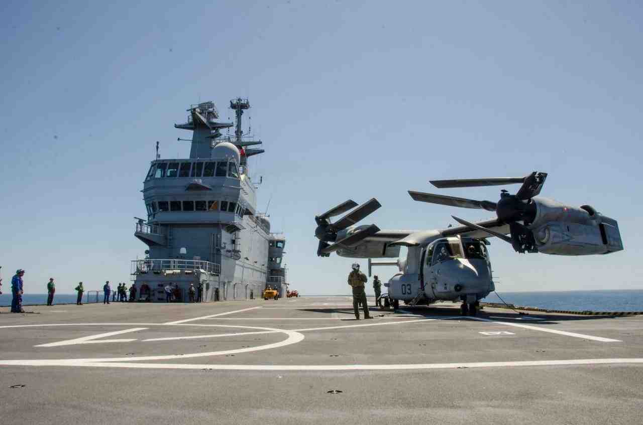 Une nouvelle série d'essais d'intégration du MV-22 a eu lieu à bord d'un BPC.