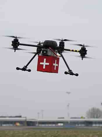Le projet Healthdrone vise à permettre des livraisons médicales par drone au Danemark.