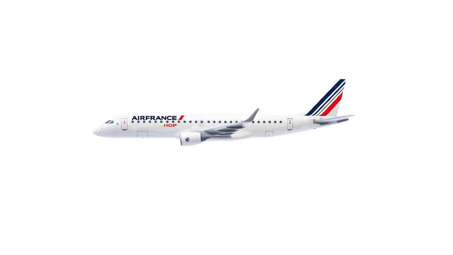 La livrée des avions "Air France HOP", nouvelle marque des liaisons court-courrier d'Air France.