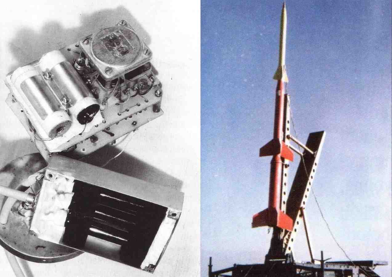 Instruments et vecteur de la mission Daniel-CEA du 27 janvier 1959