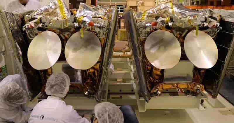 OneWeb satellites.