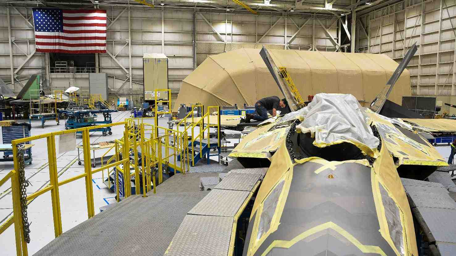 Une pièce produite par impression 3D a été installée sur un F-22.