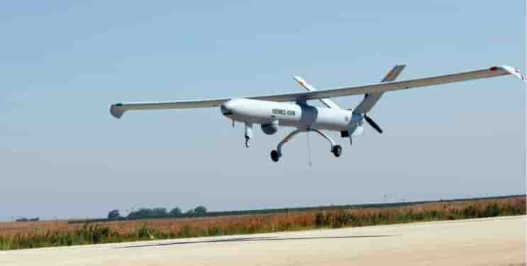 Le drone britannique Watchkeeper, basé sur l'Hermes 450.