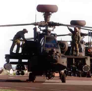 Leonardo se chargera de la maintenance de la flotte d'Apache britannique.