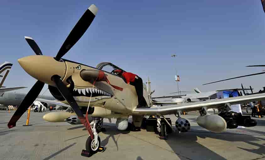 L'annonce de la participation de l'avion d'attaque léger à un exercice de l'OTAN a été faite au salon de Dubaï.
