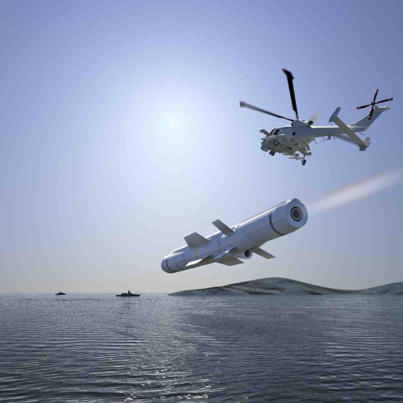 Illustration de l'ANL tiré depuis un Wildcat de la Royal Navy.