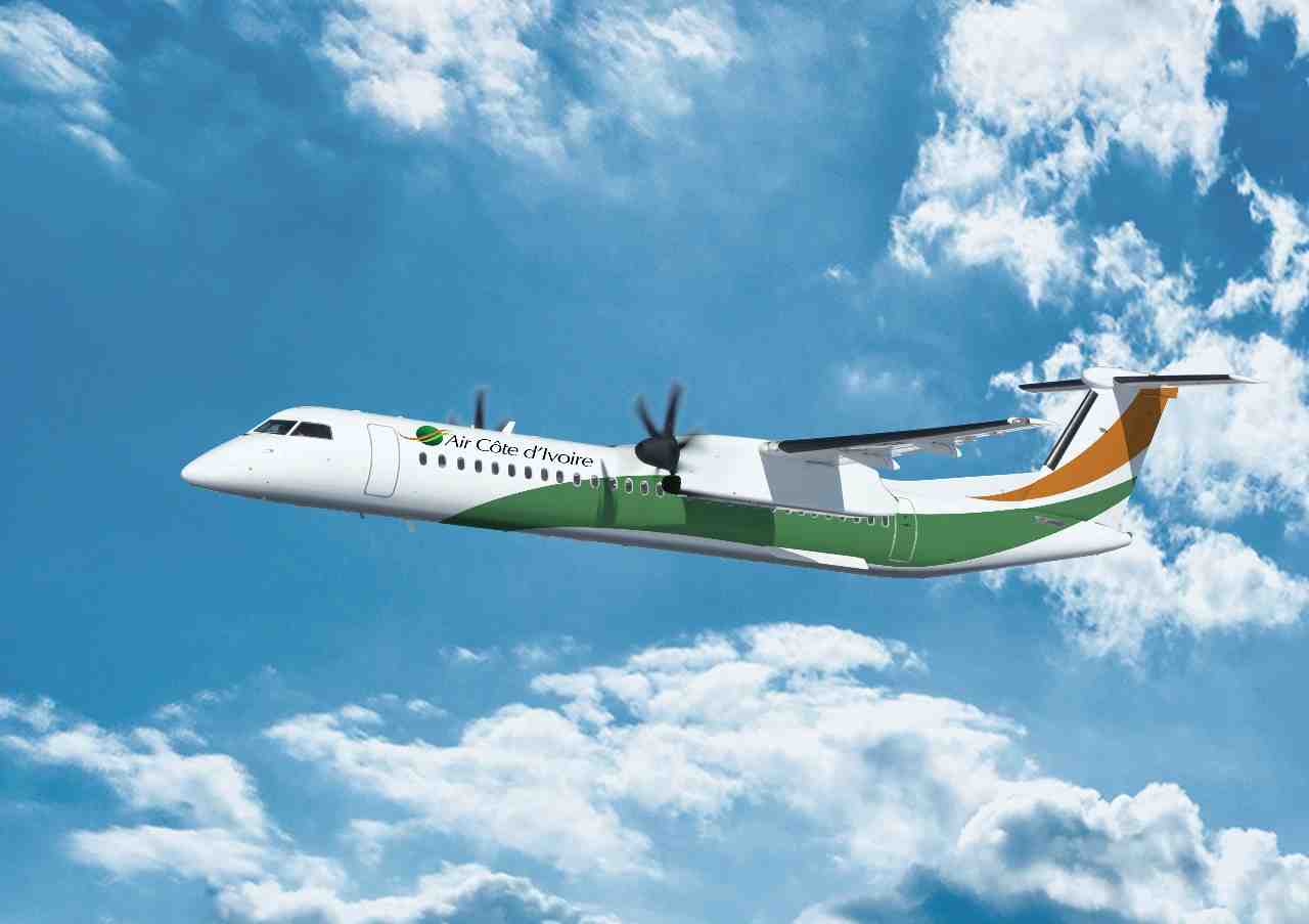 Air Côte d'Ivoire continue de bâtir son réseau au moyen d'Airbus A319 et Bombardier Dash 8 Q400.
