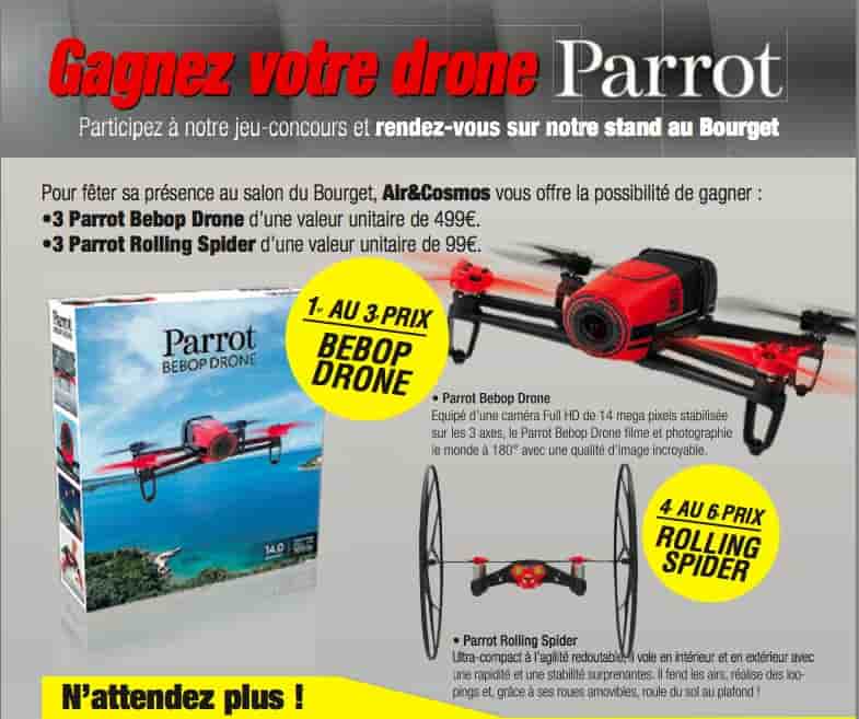 Venez nombreux pour participer au jeu concours d'Air & Cosmos.