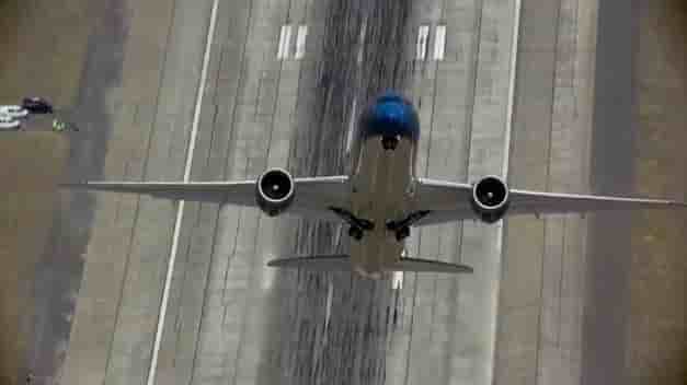 Le 787-9 au décollage