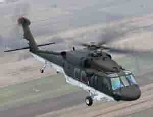 PZL Mielec / hélicoptère Sikorsky Black Hawk produit en Pologne.