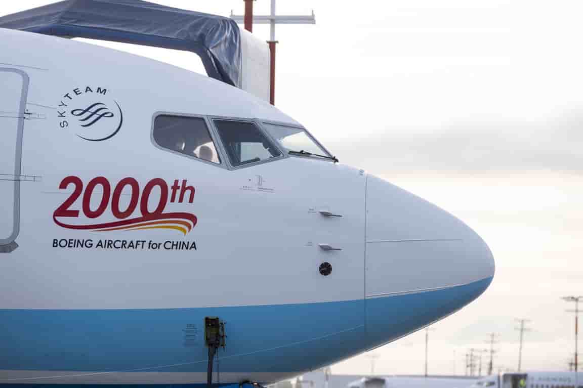 Boeing a livré 580 Boeing 737 en 2018 dont un symbolique à Xiamen Airlines.