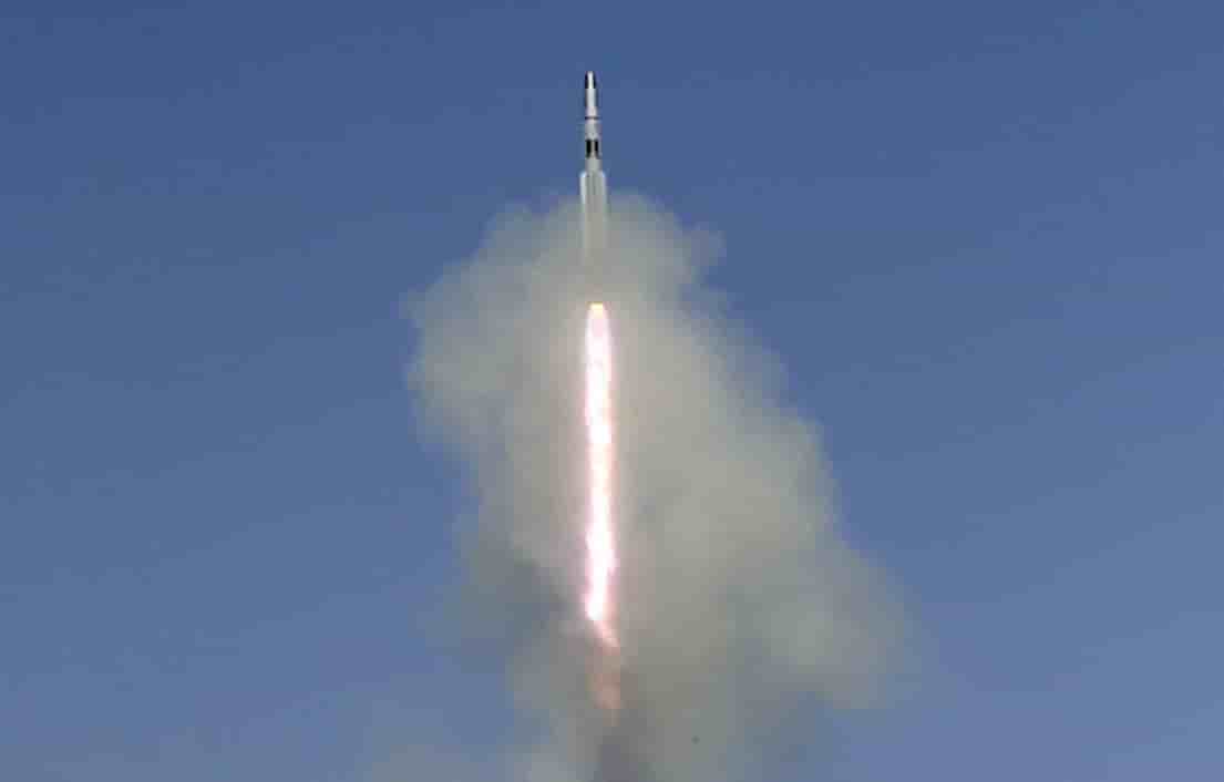 Tir d'un missile VL Mica