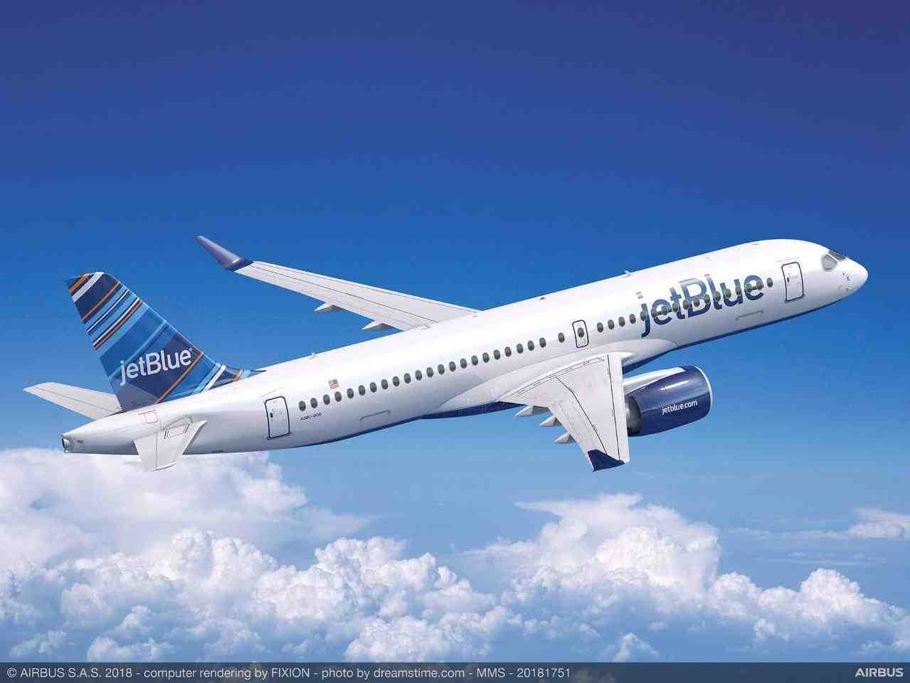 JetBlue confirme ses 60 Airbus A220 avec livraison dès que le site de Mobile sera prêt.