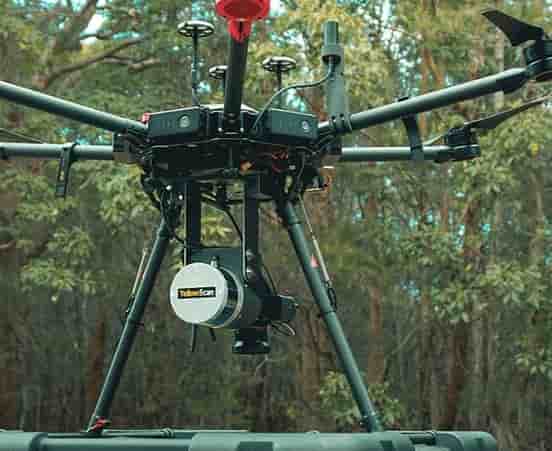 YellowScan produit des capteurs LiDAR pour drones.