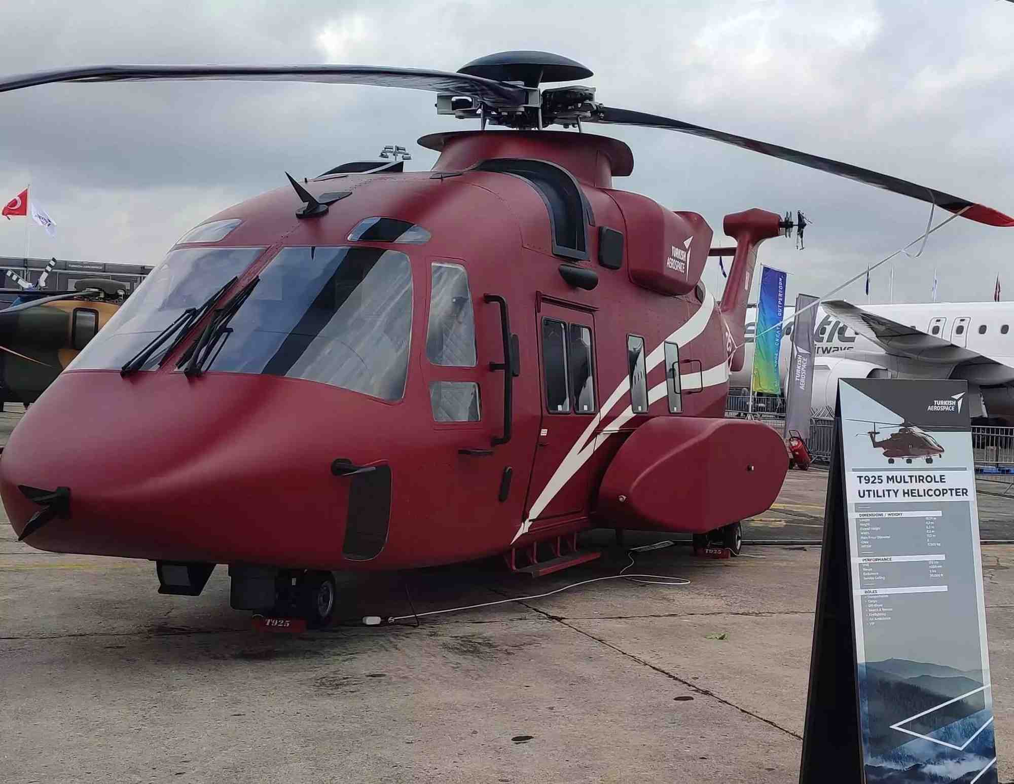 Hélicoptère lourd turc T925