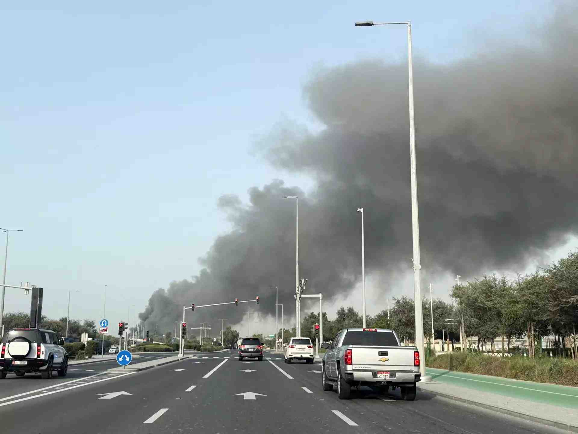 Le port de Zayed, à Abou Dhabi, qui accueille une base de la Marine nationale, a été visée par des drones iraniens.