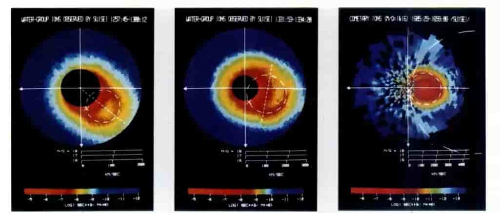 Plasma et ions de la comète de Halley perçus par la sonde Suisei