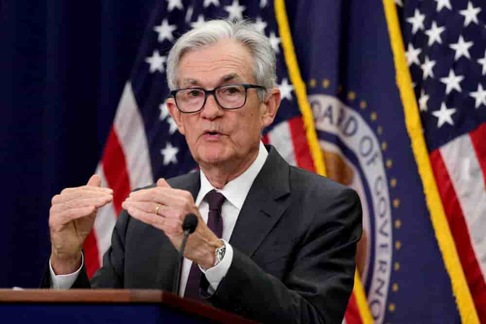 L’actuel président de la Fed, Jerome Powell.